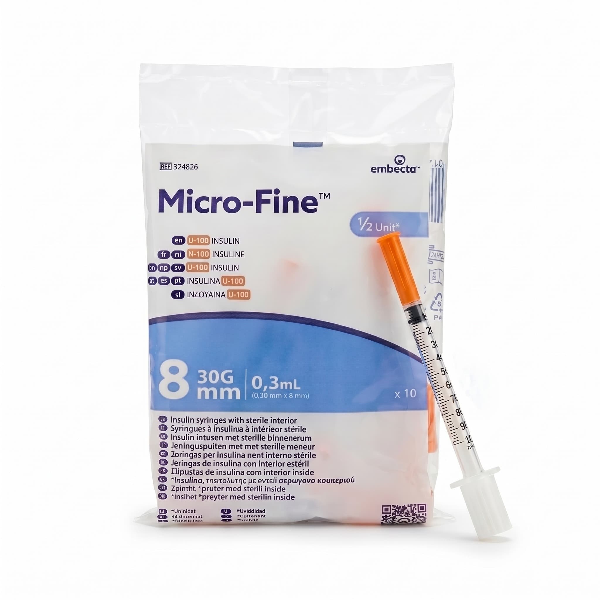 BD Micro-Fine+ Demi 0,3 ml