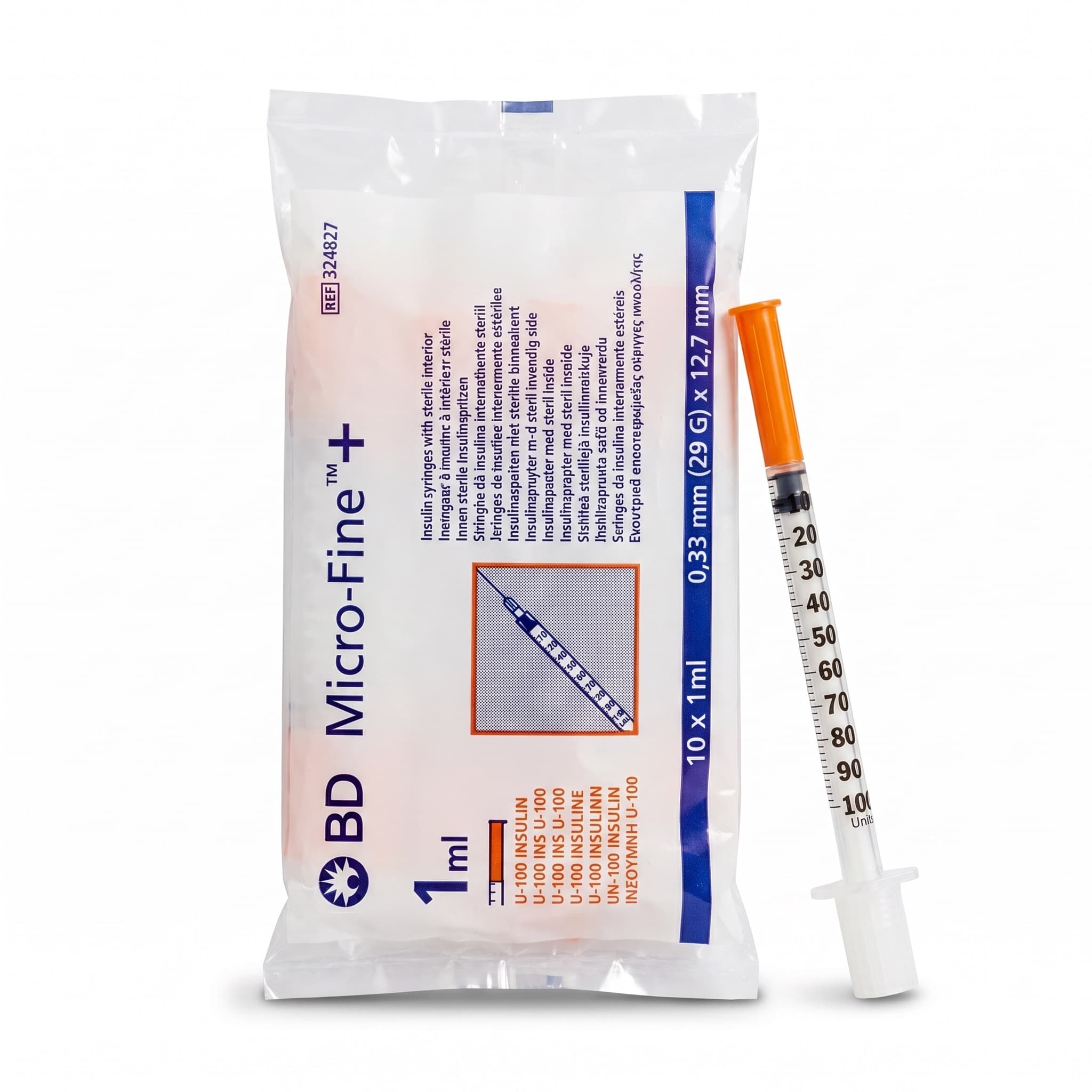 Insulin-Spritzen 1,0 ml · 29G · 12,7 mm · U-100